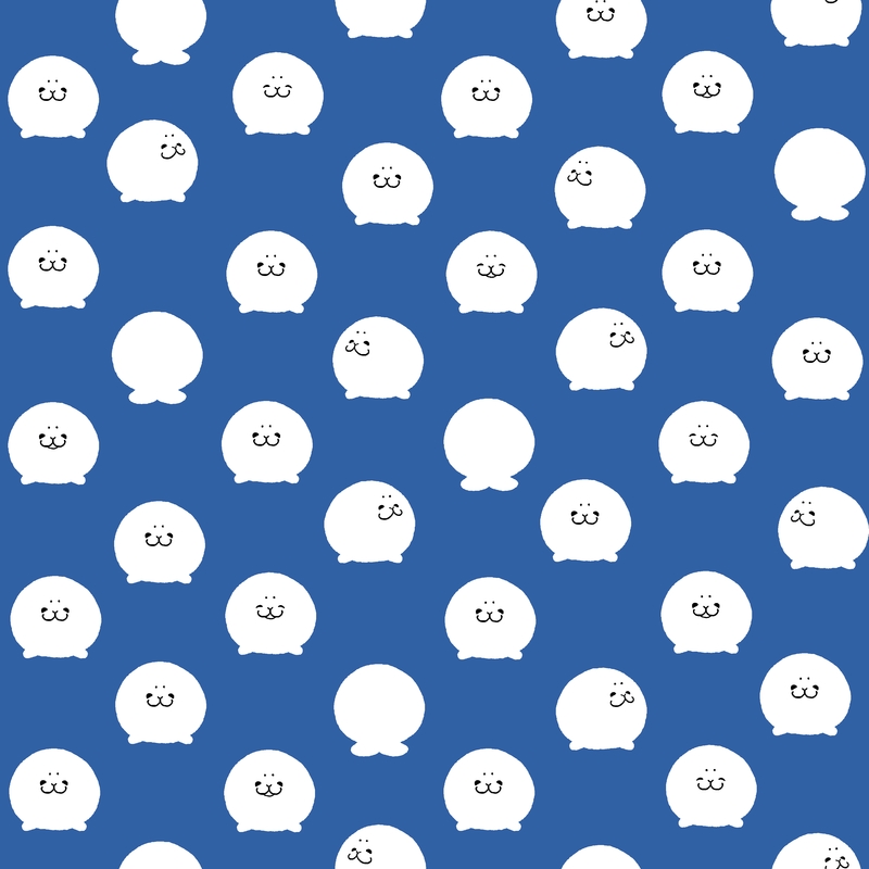 A0000203 – アザラシドット – ブルー