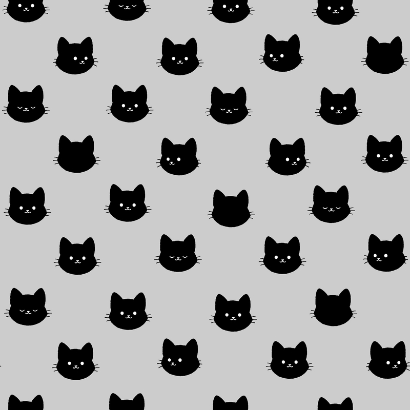 A0000208 – クロネコドット – グレー