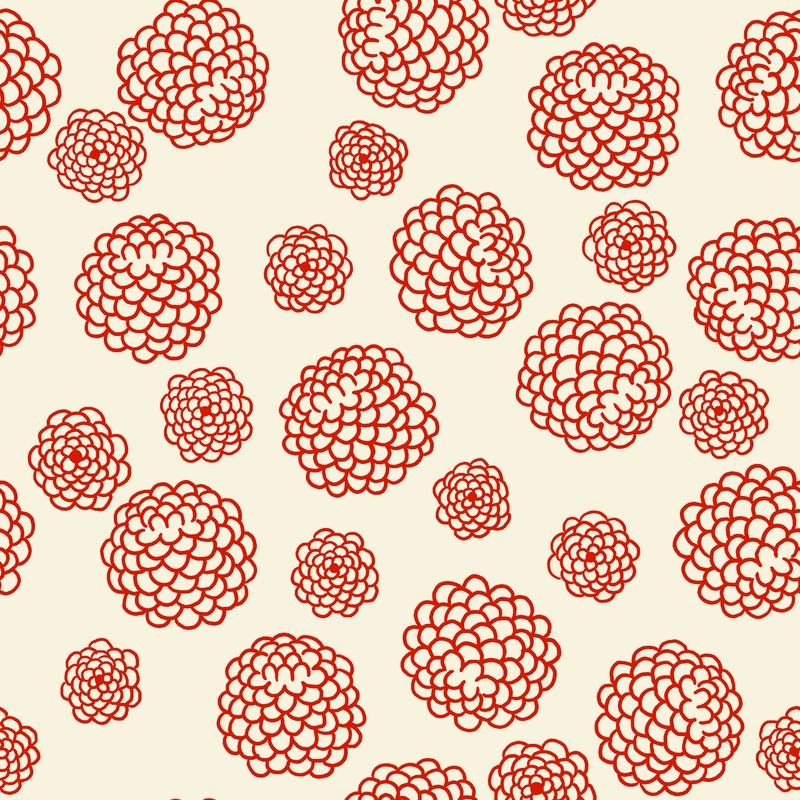 A0000136 – Flower Ball – バーミリオン
