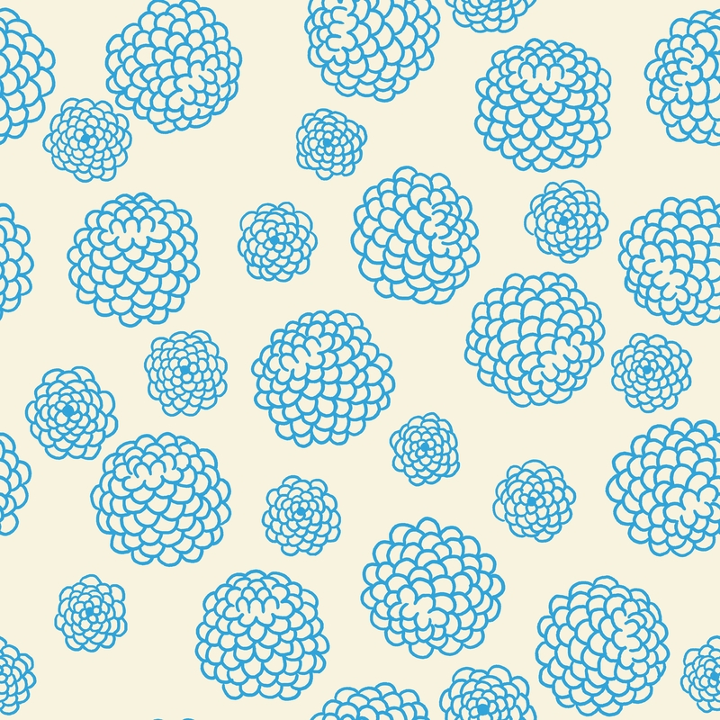 A0000135 – Flower Ball – シアン