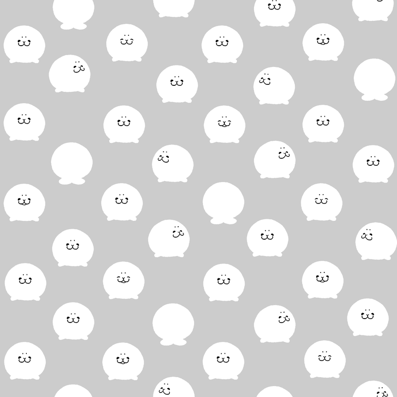 A0000200 – アザラシドット – グレー