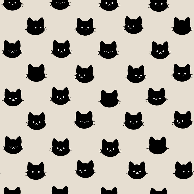 A0000207 – クロネコドット – ベージュ