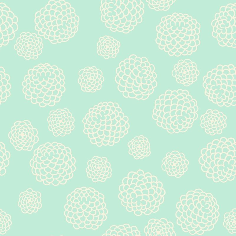 A0000138 – Flower Ball – ペールグリーン