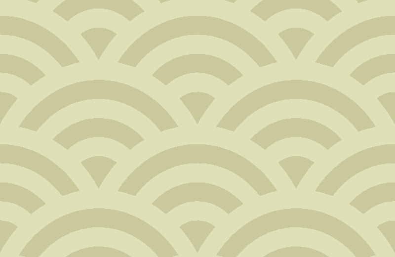 A0000557 – 青海波 – ベージュ