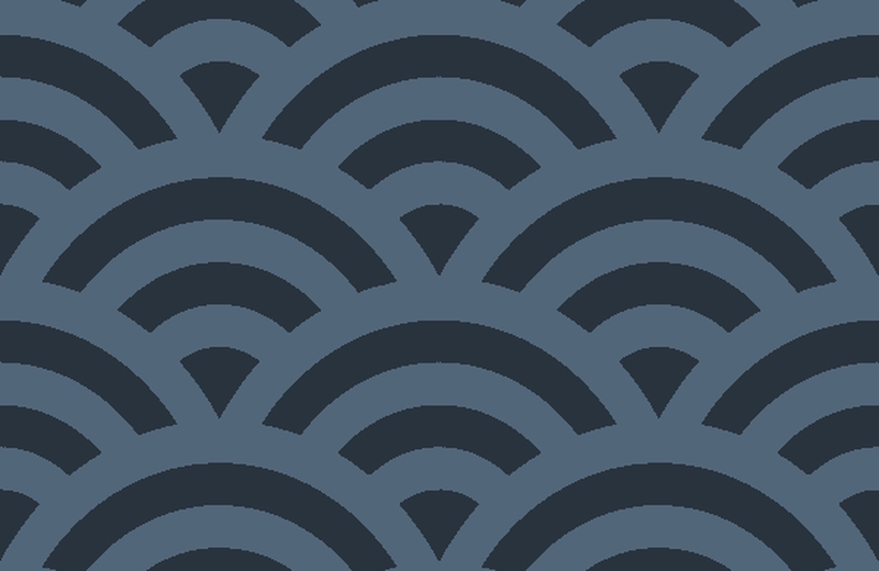 A0000554 – 青海波 – ネイビー