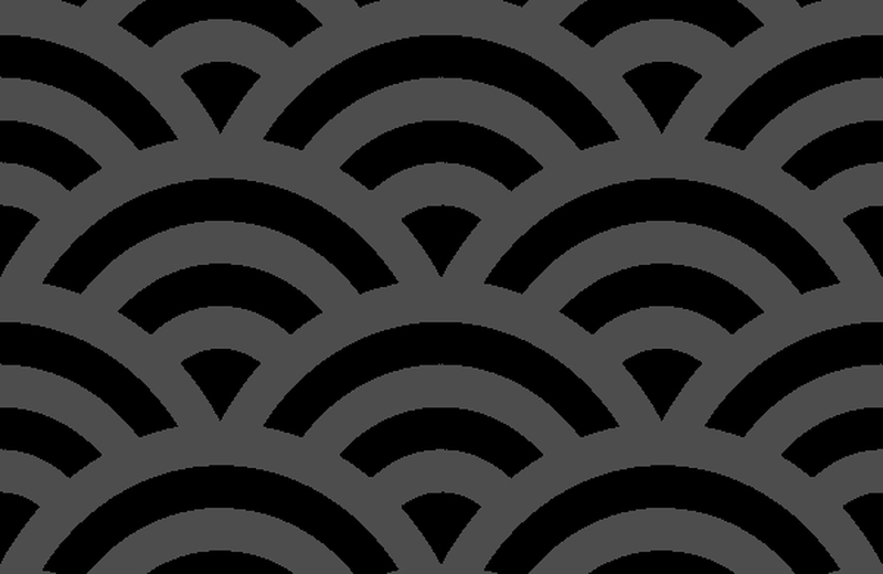 A0000553 – 青海波 – ダークグレー