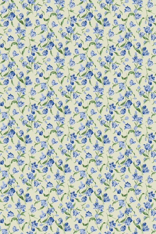 A0000989 – Tulip – ブルー×ベージュ