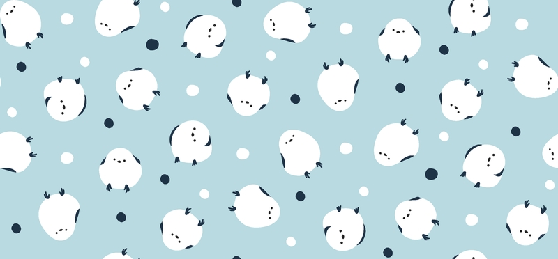 A0001381 – シマエナガ – ライトブルー