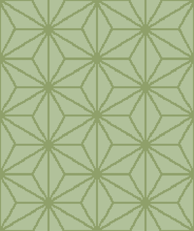 A0001505 – 麻の葉 – 抹茶