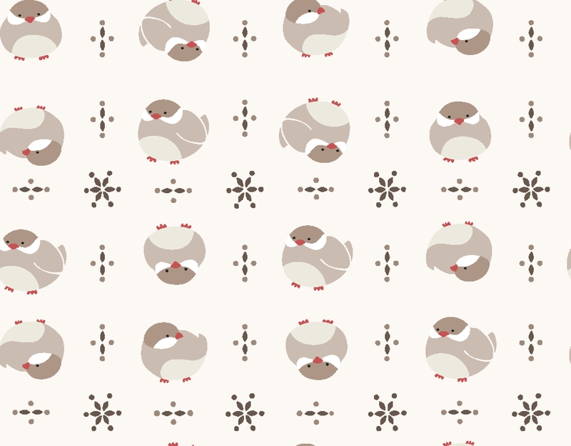 A0002848 – mochimochimini文鳥シナモン – オフホワイト