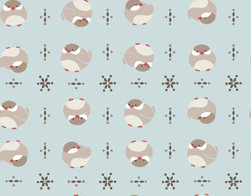 A0002852 – mochimochimini文鳥シナモン – ミントグリーン