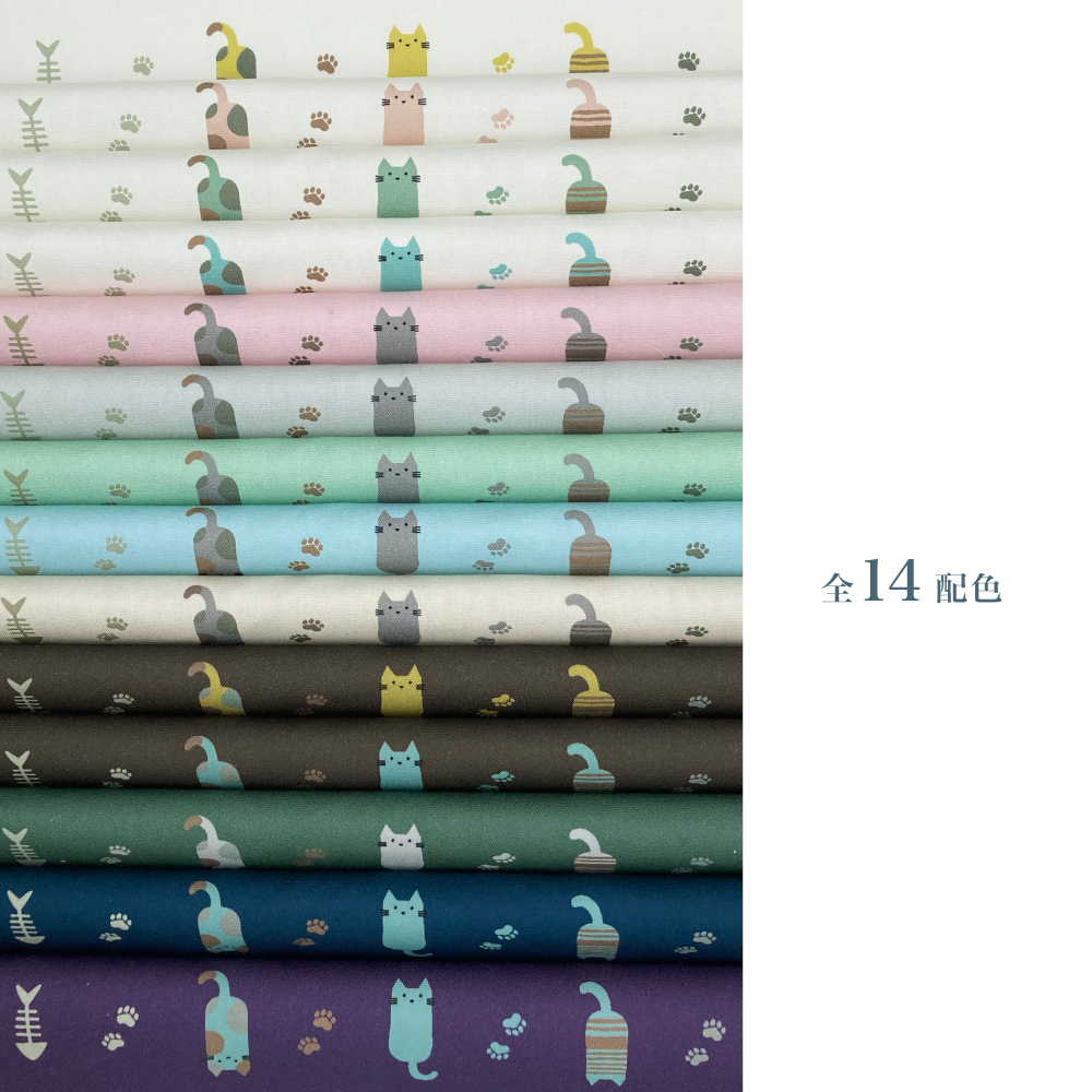 まっすぐ猫と魚