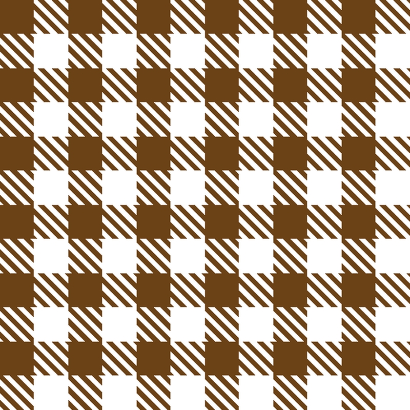A0003481 – シェパードチェックmicro – ホワイト×ブラウン