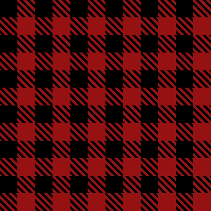 A0003474 – シェパードチェックmicro – ブラック×レッド