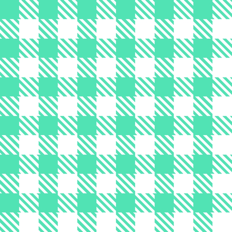 A0003487 – シェパードチェックmicro – ホワイト×ミント