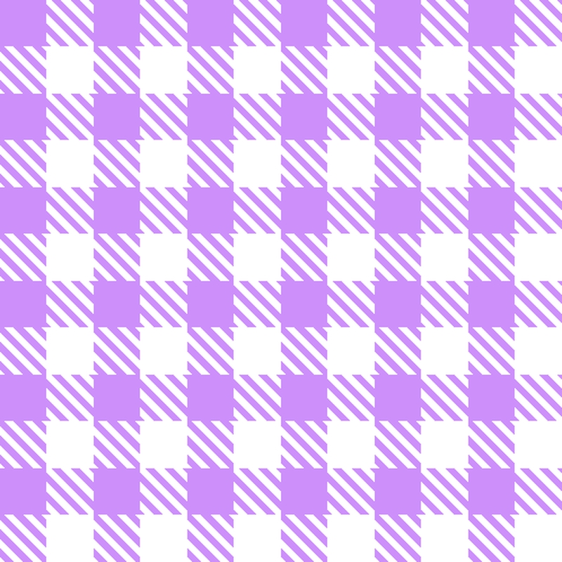 A0003488 – シェパードチェックmicro – ホワイト×ラベンダー