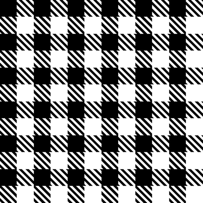 A0003473 – シェパードチェックmicro – ブラック×ホワイト