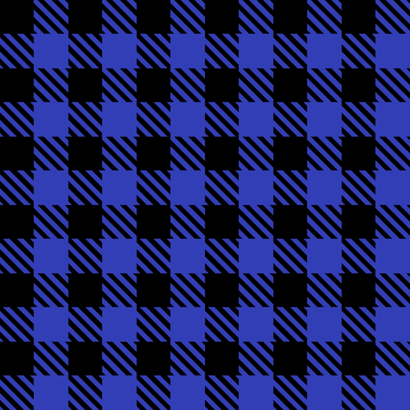 A0003475 – シェパードチェックmicro – ブラック×ブルー