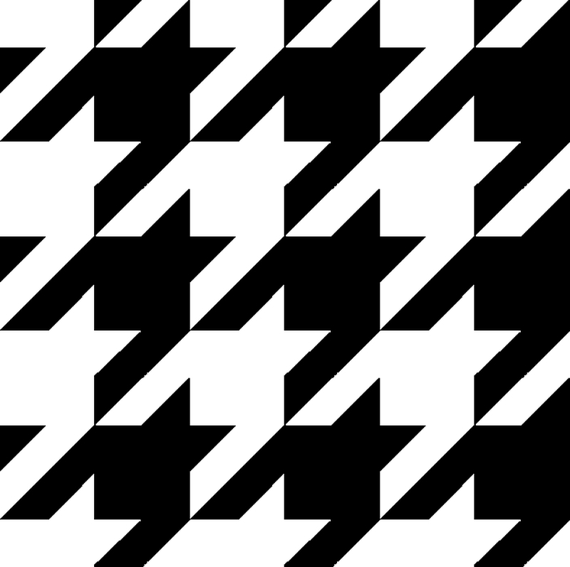 A0003943 – 千鳥格子medium – ブラック×ホワイト