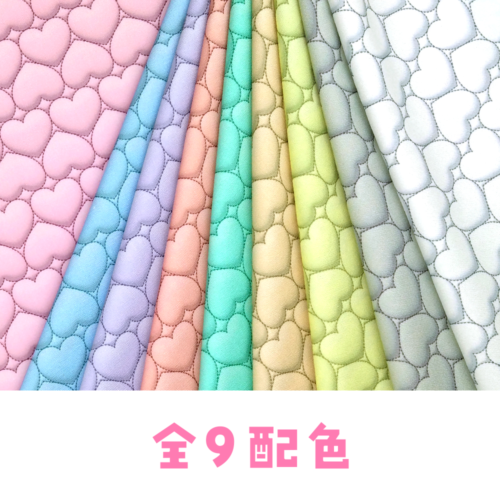 キルトっぽい柄ハートLight