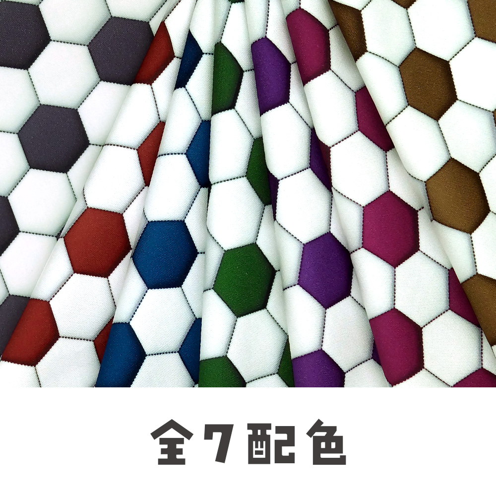 キルトっぽい柄ロゴ無サッカーボール