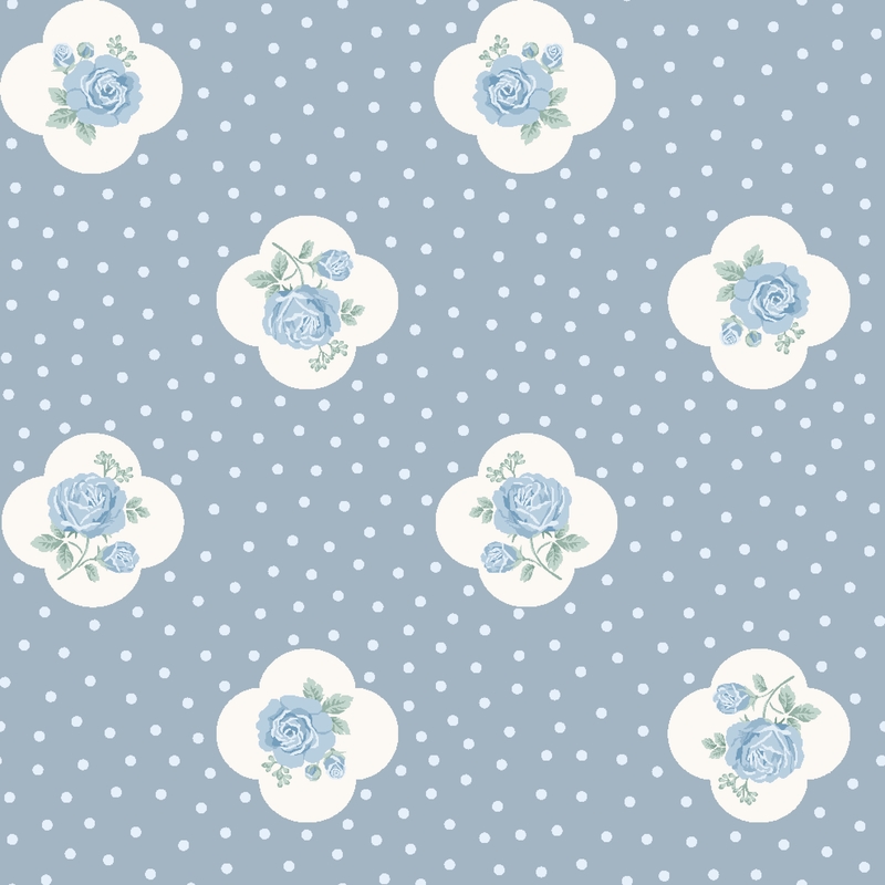 A0005736 – Rose drops – ブルーグレイ