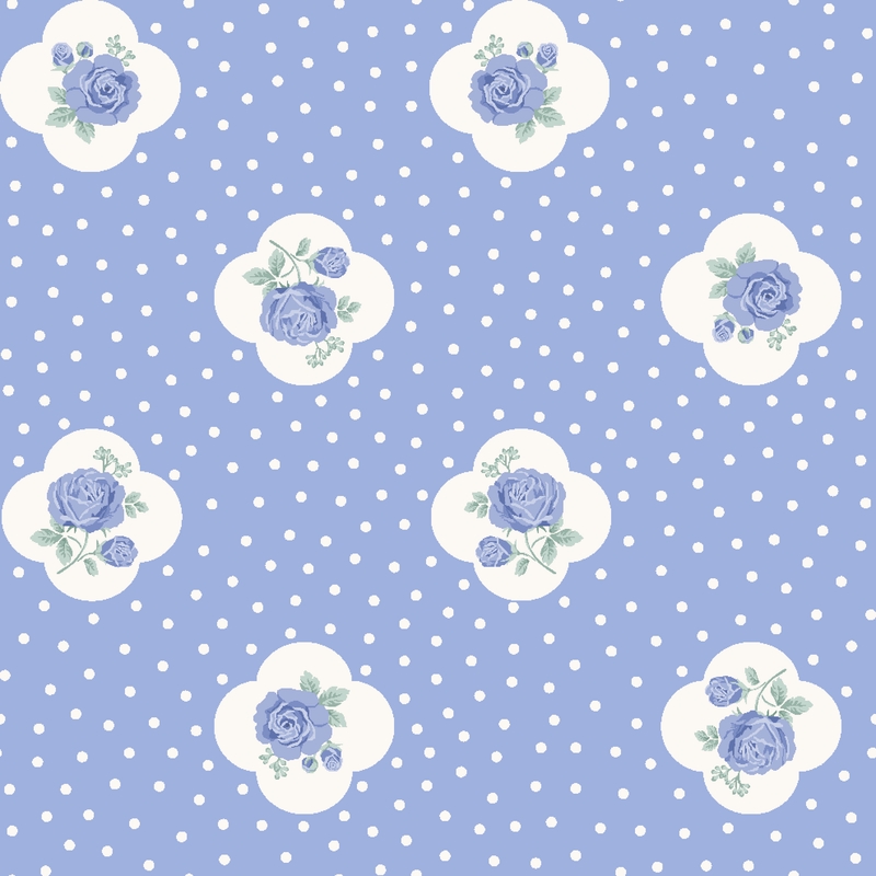 A0005735 – Rose drops – ライトブルー