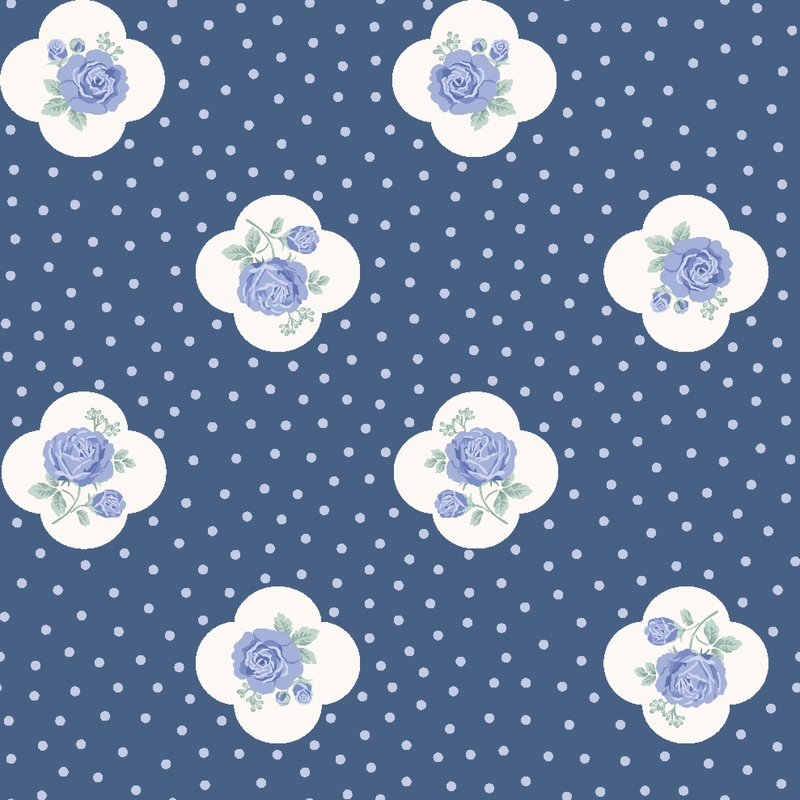A0005738 – Rose drops – ライトネイビー