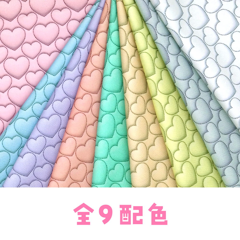 キルトっぽい柄ハートLight2