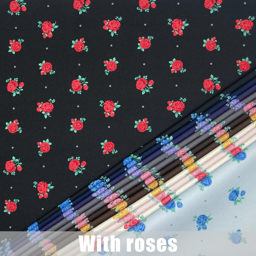 With roses